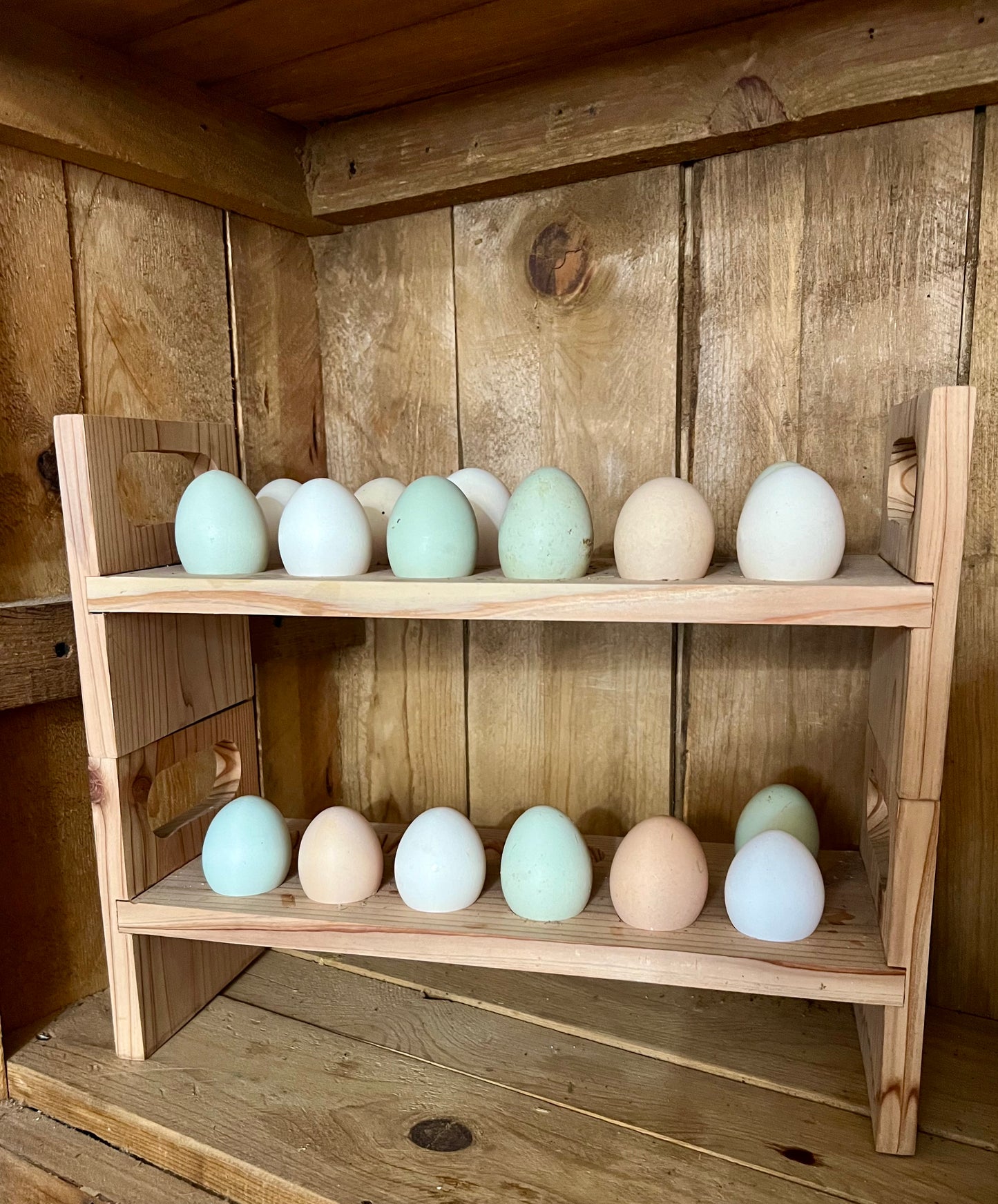 Stackable Wooden Egg Holders